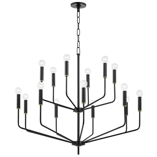 Bailey Large Chandelier - Black