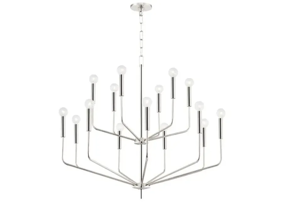 Bailey Large Chandelier - Silver