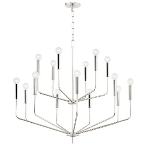 Bailey Large Chandelier - Silver