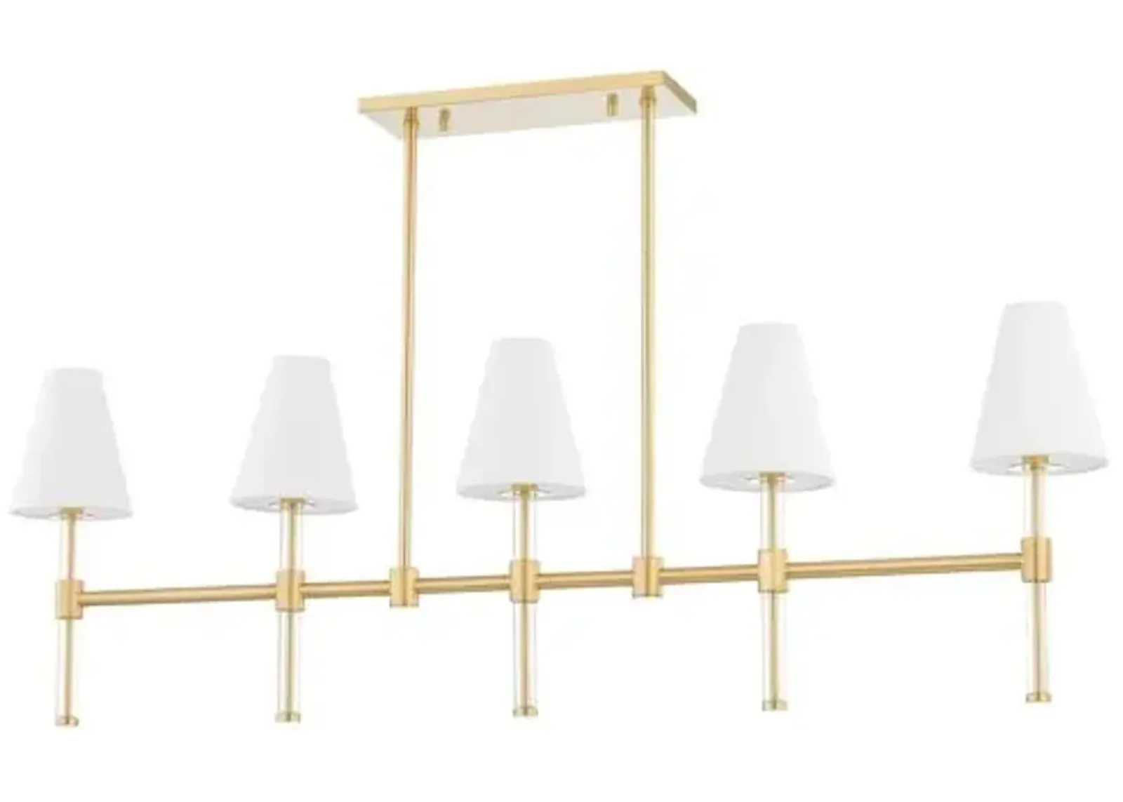 Jovie Linear Chandelier - Gold