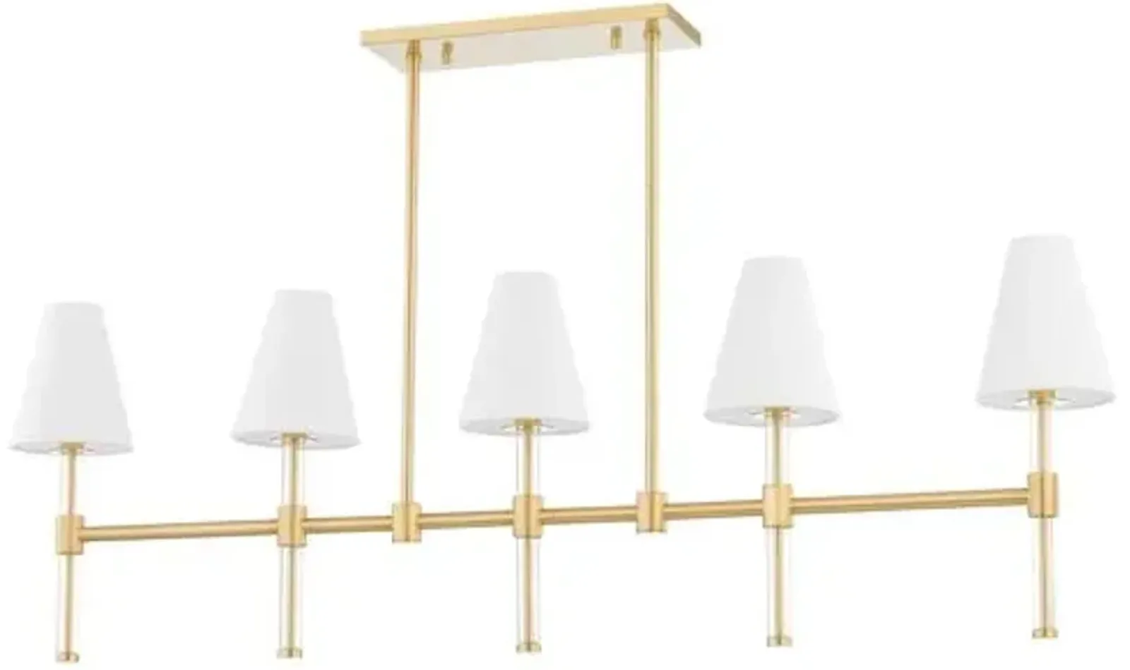 Jovie Linear Chandelier - Gold