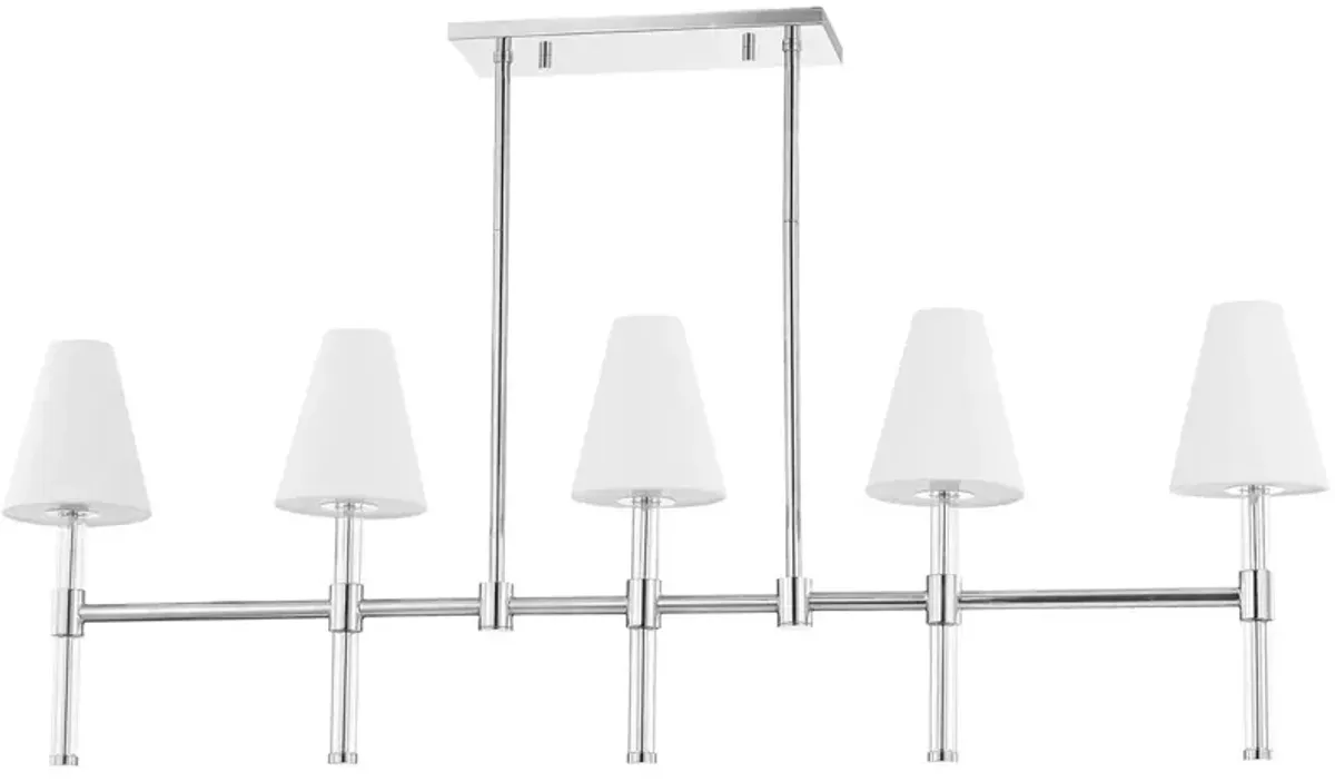 Jovie Linear Chandelier - Silver