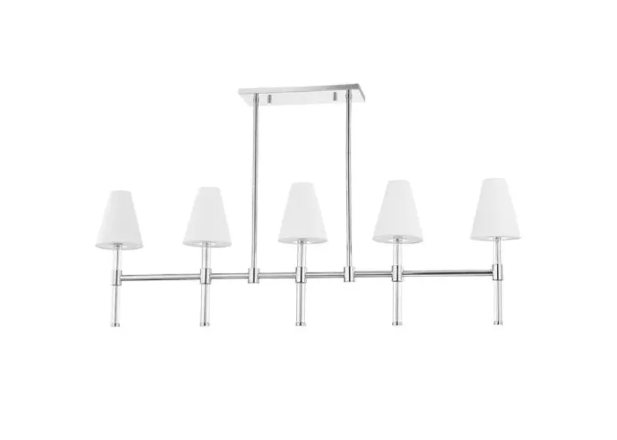 Jovie Linear Chandelier - Silver