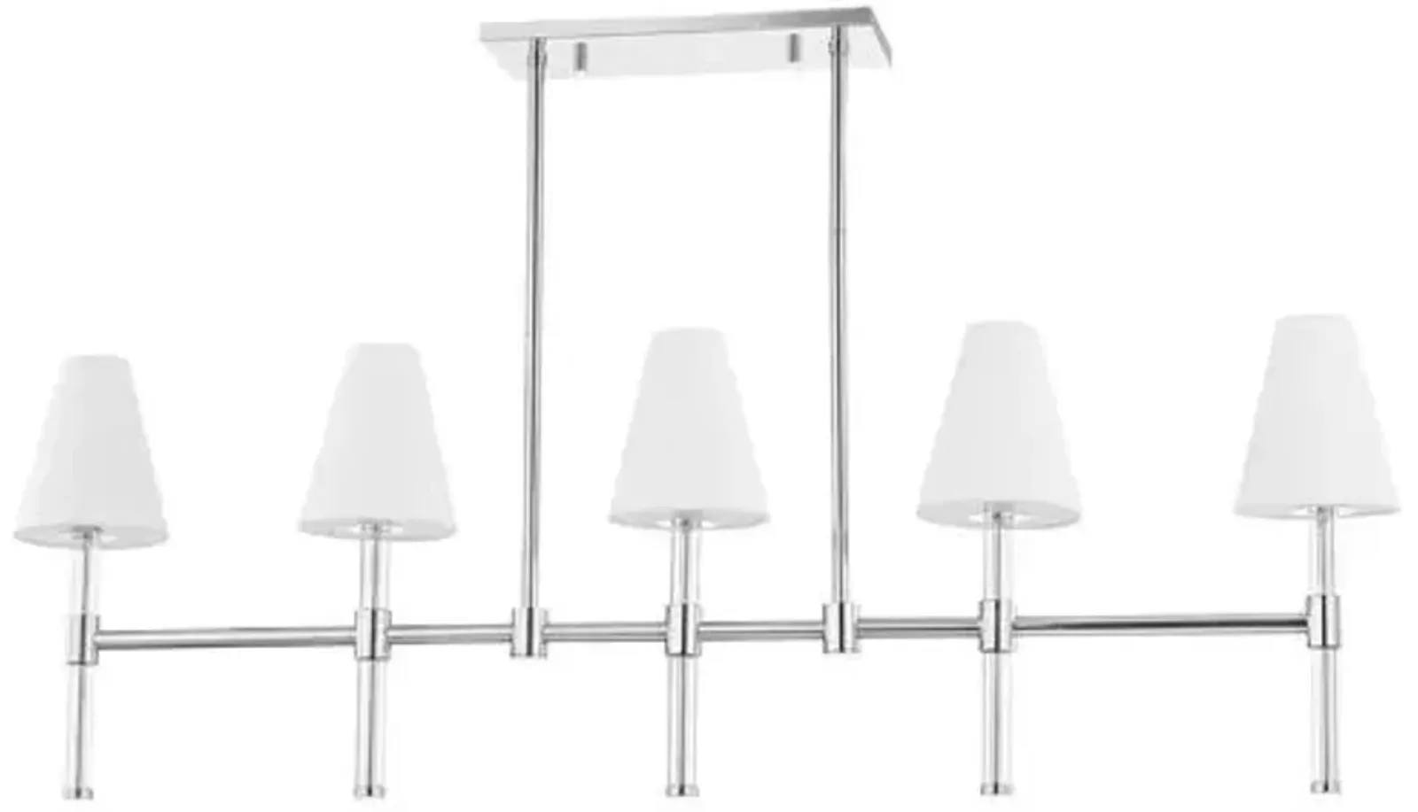 Jovie Linear Chandelier - Silver