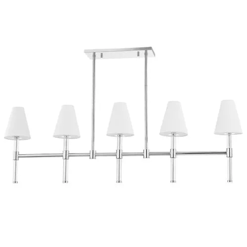 Jovie Linear Chandelier - Silver