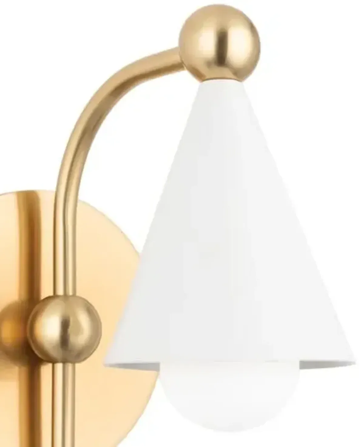 Hikari Wall Sconce - Aged Brass/Soft White - Dabito for Mitzi - Gold