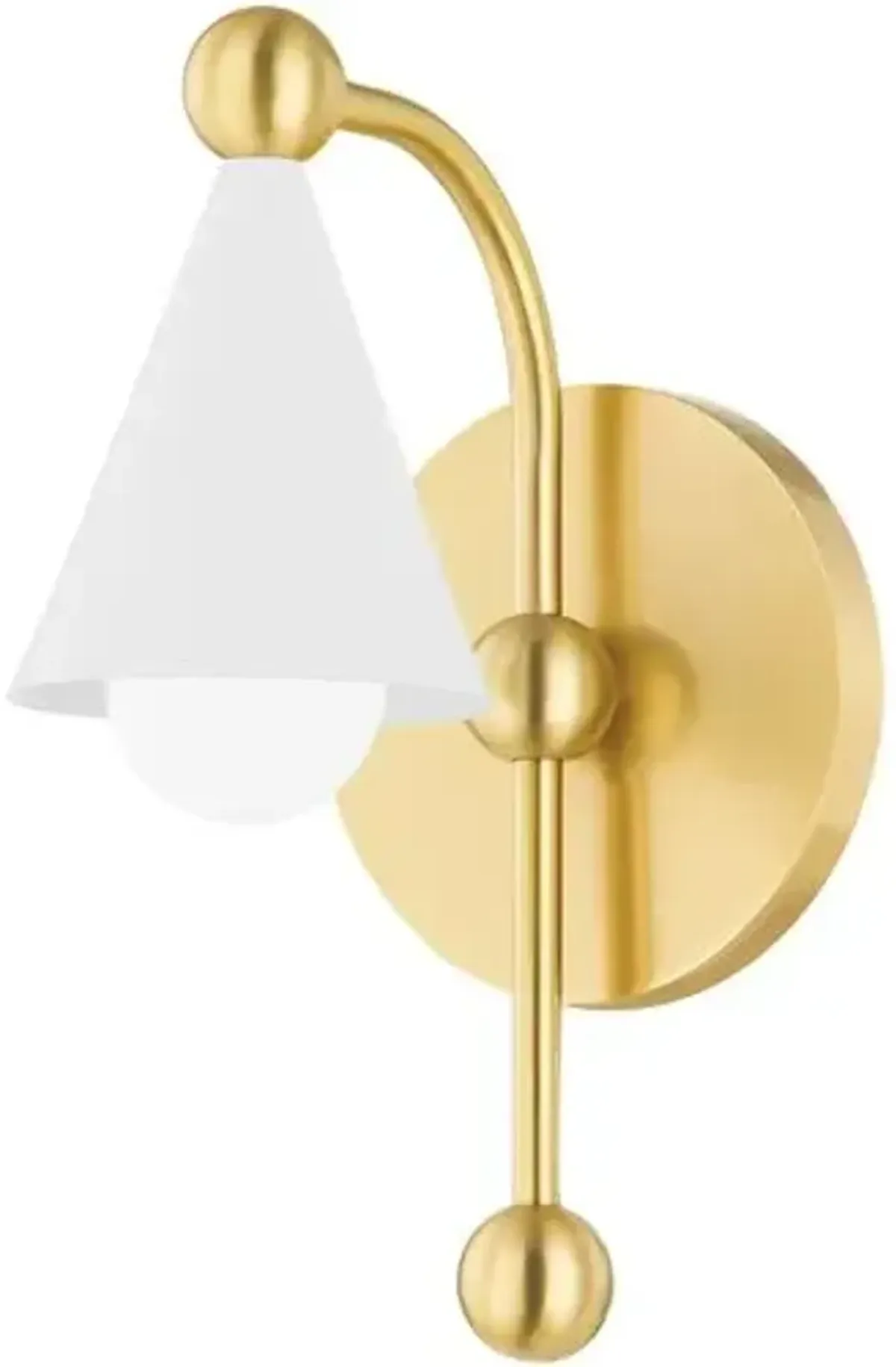 Hikari Wall Sconce - Aged Brass/Soft White - Dabito for Mitzi - Gold