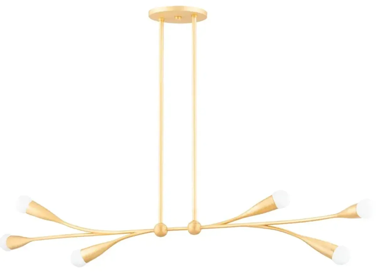 Elsa Linear Chandelier - Eny Lee Parker for Mitzi - Gold