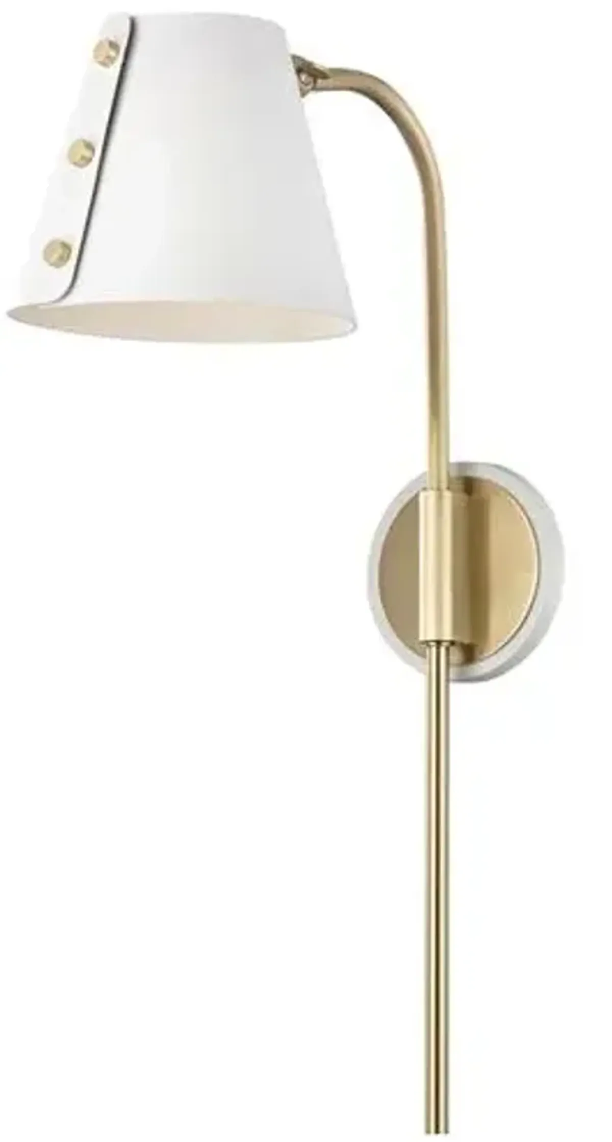 Maeve Plug-In Wall Sconce - White