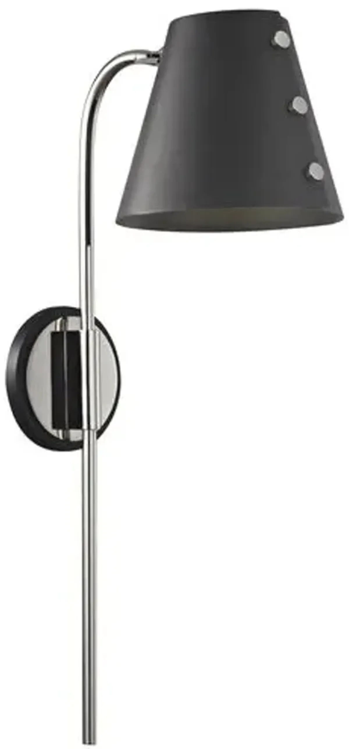 Maeve Plug-In Wall Sconce - Black