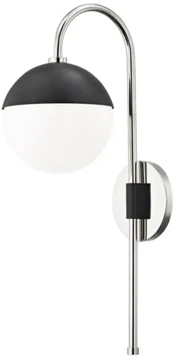 Ryker Large Wall Sconce - Silver