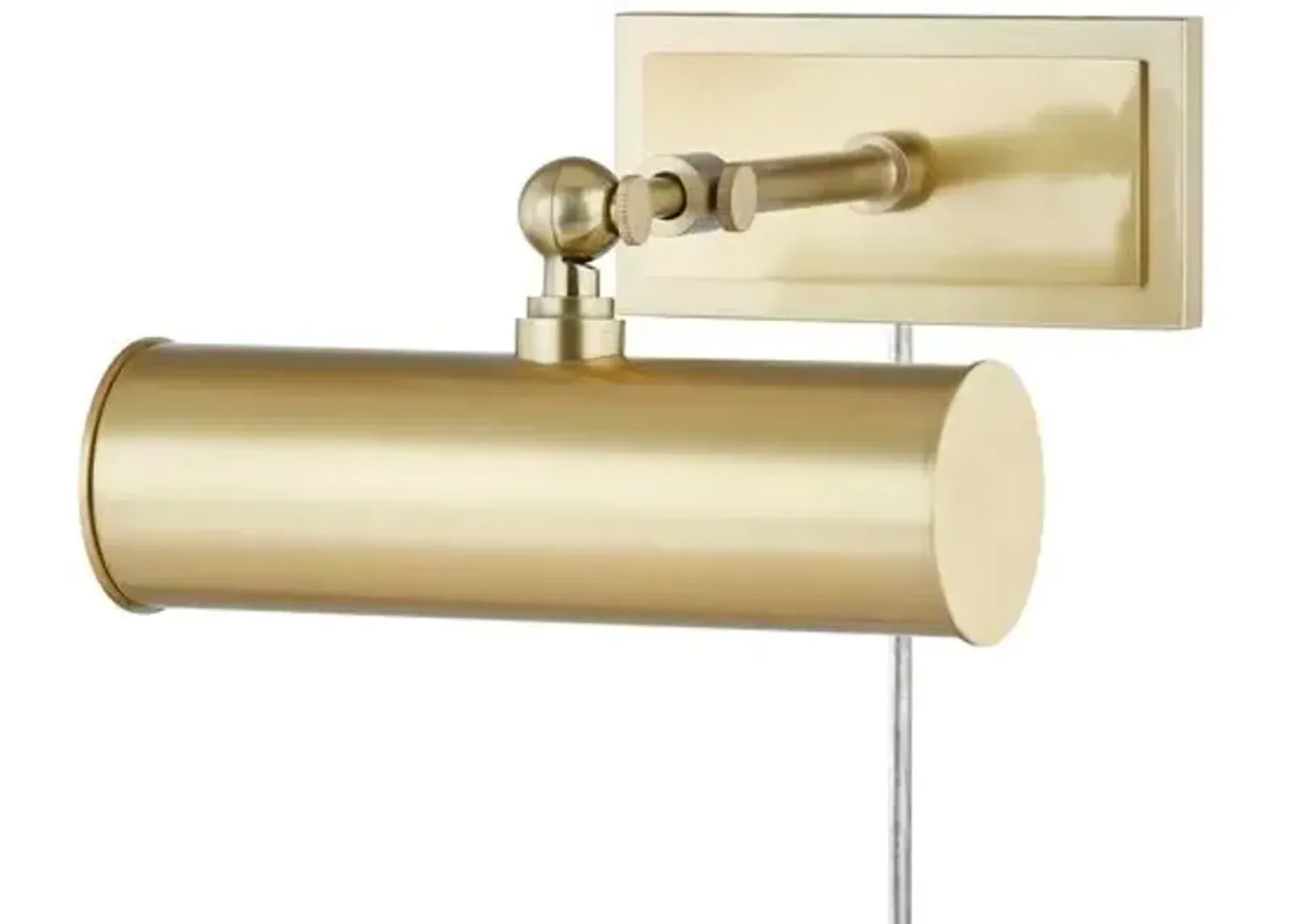 Hollis Small Plug-In Picture Light - Gold