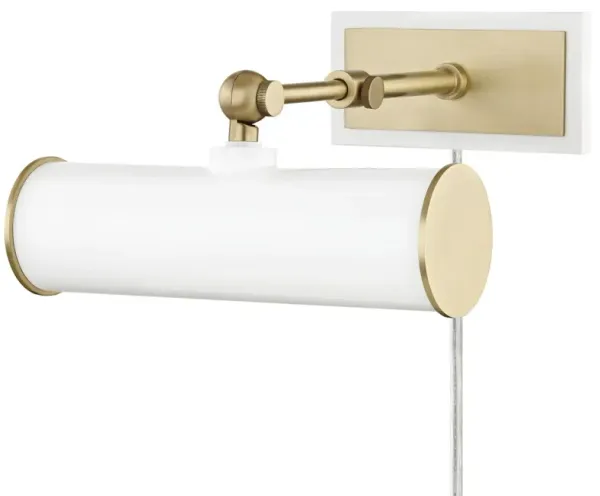 Hollis Small Plug-In Picture Light - White