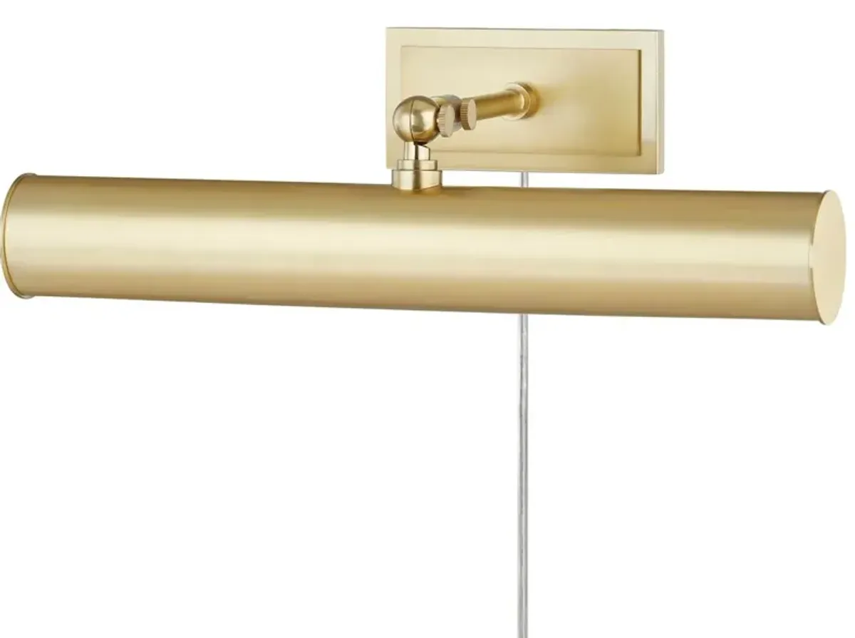 Hollis Medium Plug-In Picture Light - Gold