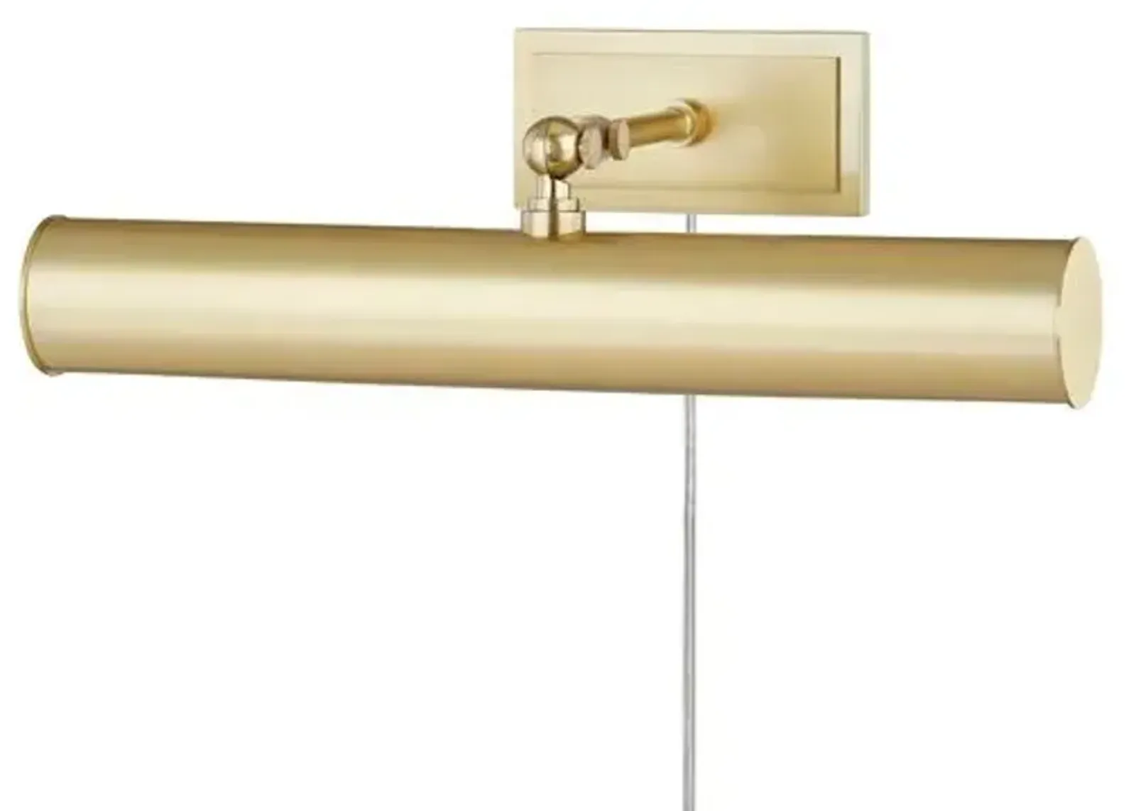 Hollis Medium Plug-In Picture Light - Gold