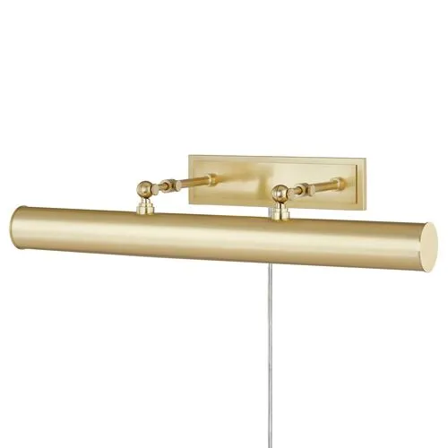 Hollis Large Plug-In Picture Light - Gold