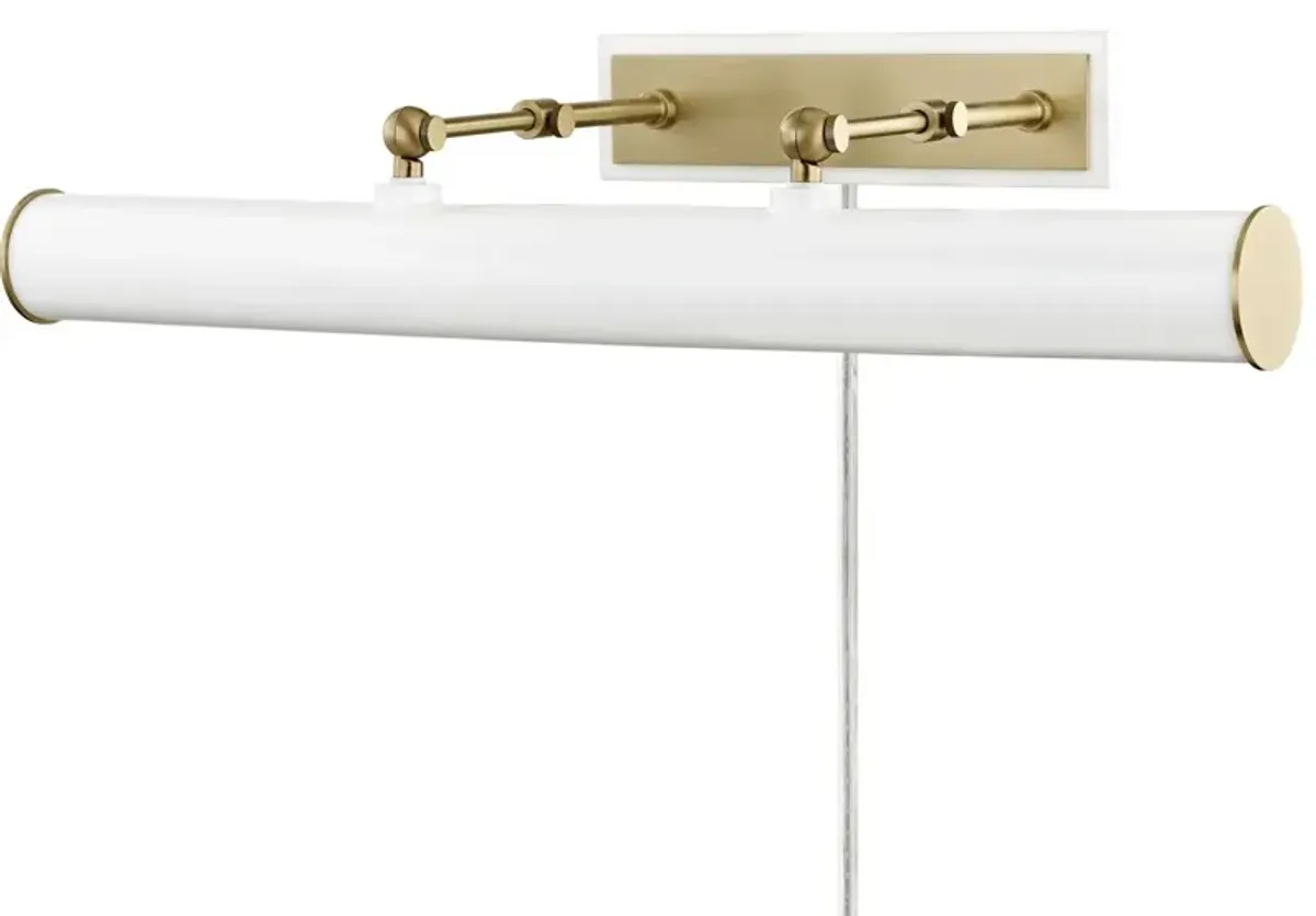 Hollis Large Plug-In Picture Light - White