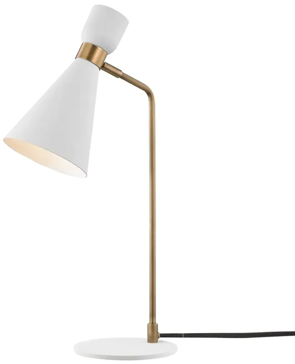 Winola Table Lamp - Aged Brass/Soft Off White