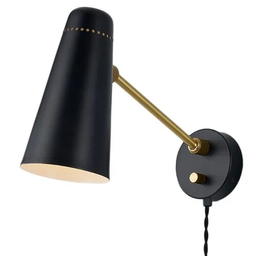 Adelaide Plug-In Wall Sconce - Gold