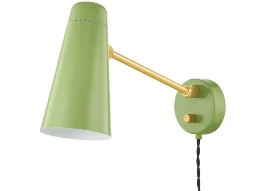 Adelaide Plug-In Wall Sconce - Gold