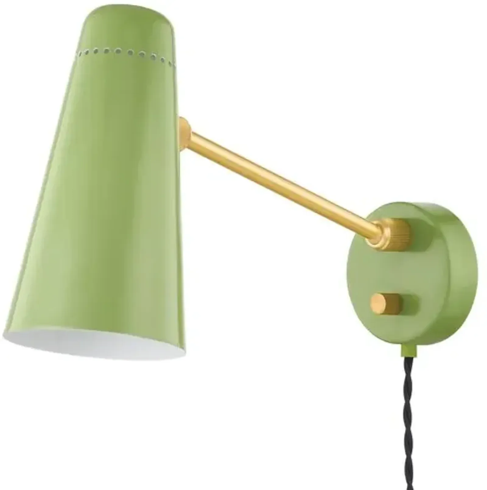 Adelaide Plug-In Wall Sconce - Gold