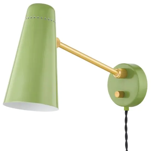 Adelaide Plug-In Wall Sconce - Gold