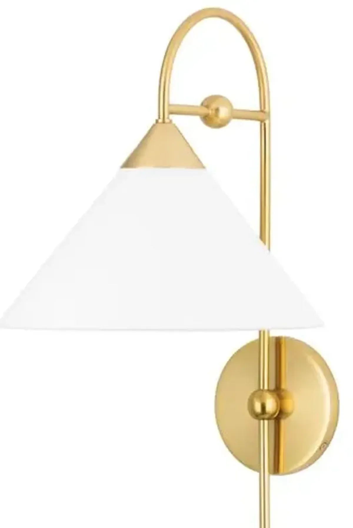 Sang Plug-In Wall Sconce - Aged Brass - Dabito for Mitzi - Gold