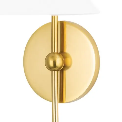 Sang Plug-In Wall Sconce - Aged Brass - Dabito for Mitzi - Gold