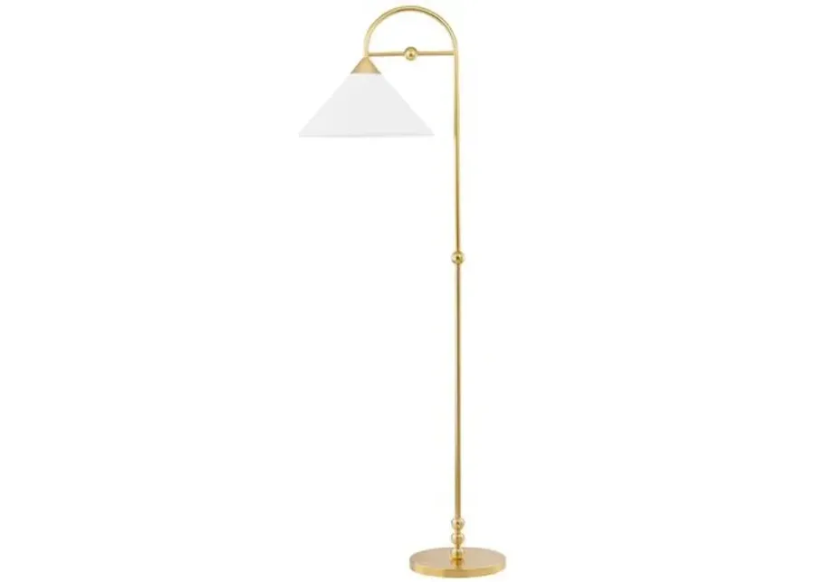 Sang Floor Lamp - Aged Brass - Dabito for Mitzi