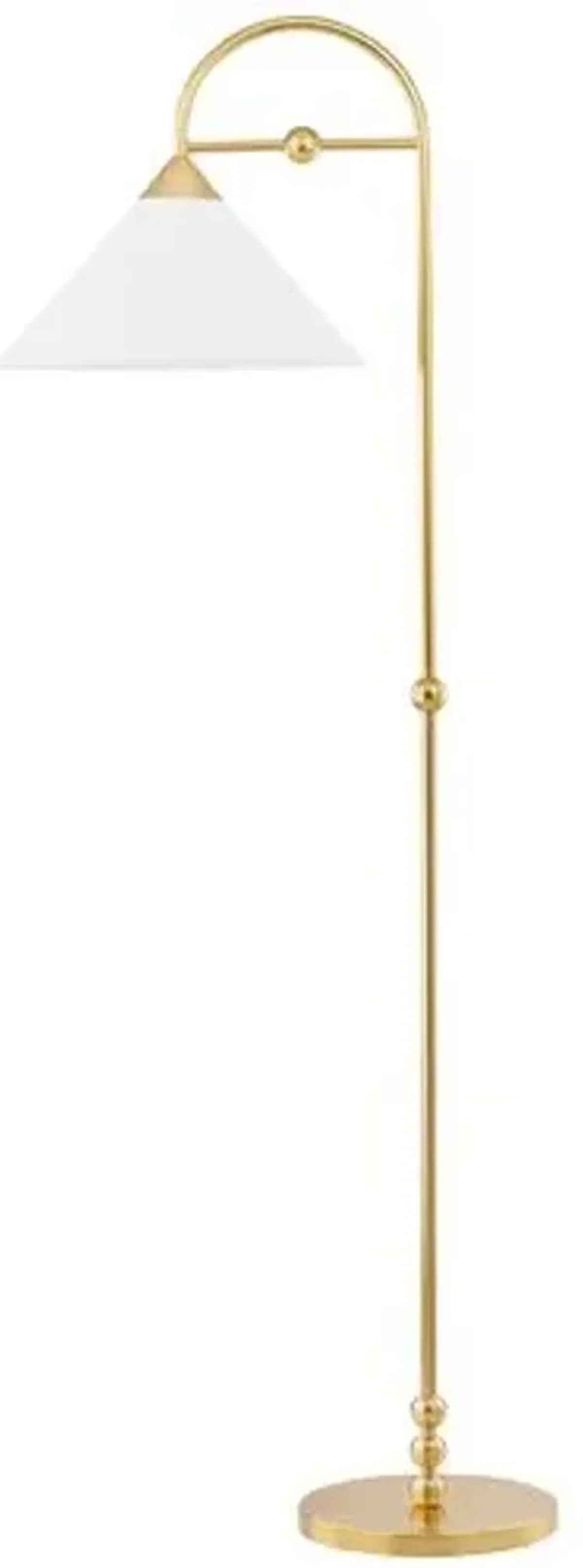 Sang Floor Lamp - Aged Brass - Dabito for Mitzi