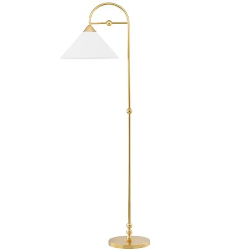 Sang Floor Lamp - Aged Brass - Dabito for Mitzi