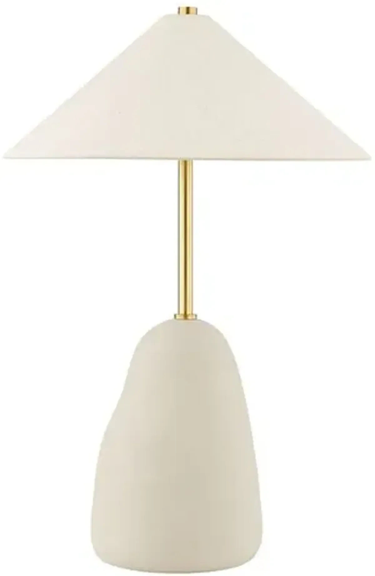 Maia Table Lamp - Aged Brass/Textured Beige - Eny Lee Parker for Mitzi