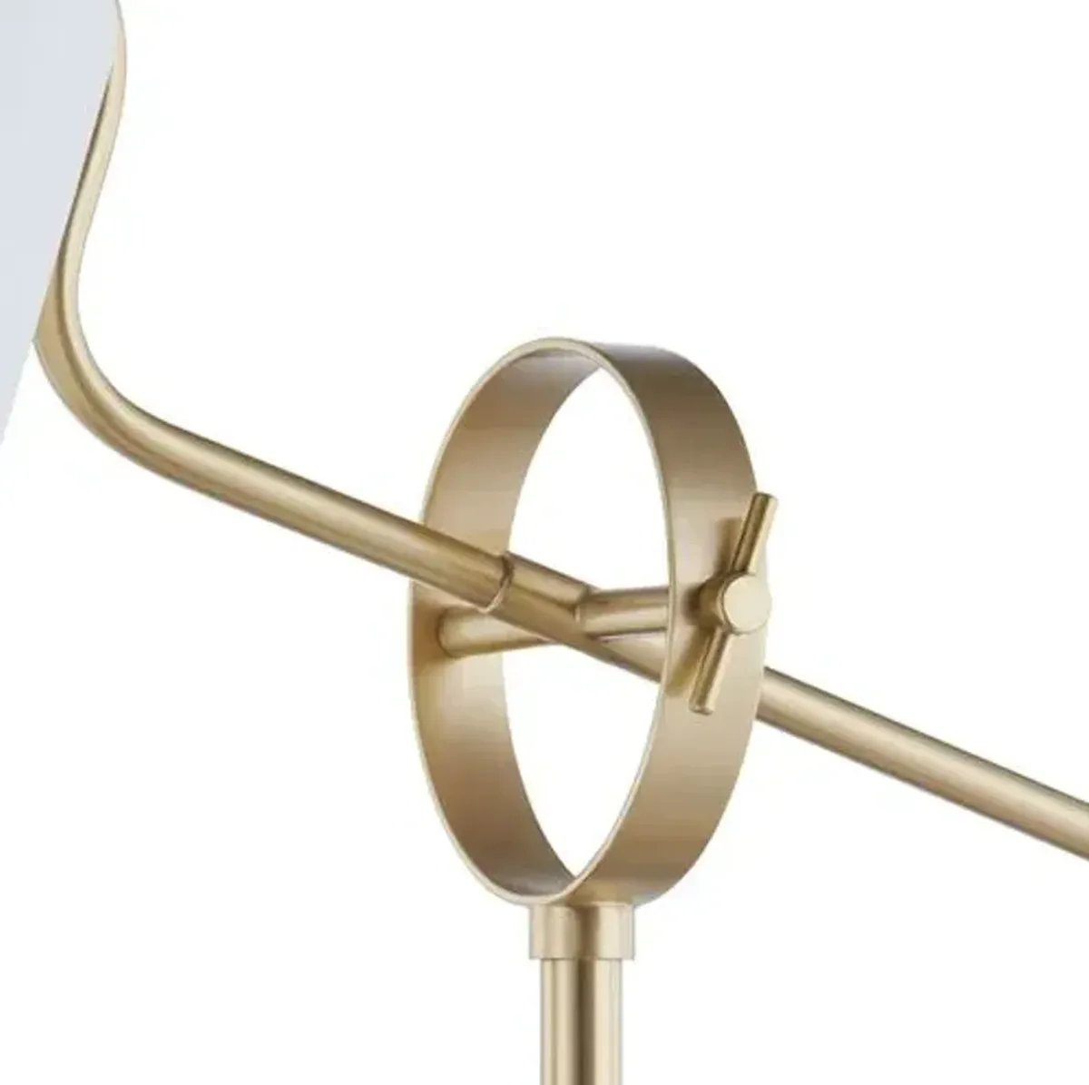 Martin Adjustable Floor Lamp - Aged Brass