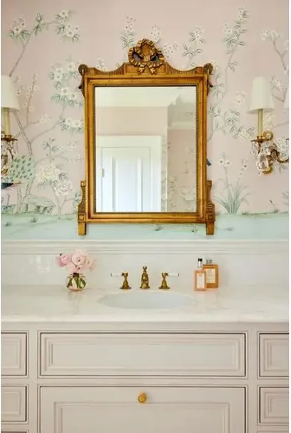 Beaumont Wall Mirror - Antique Gold - Caitlin Wilson