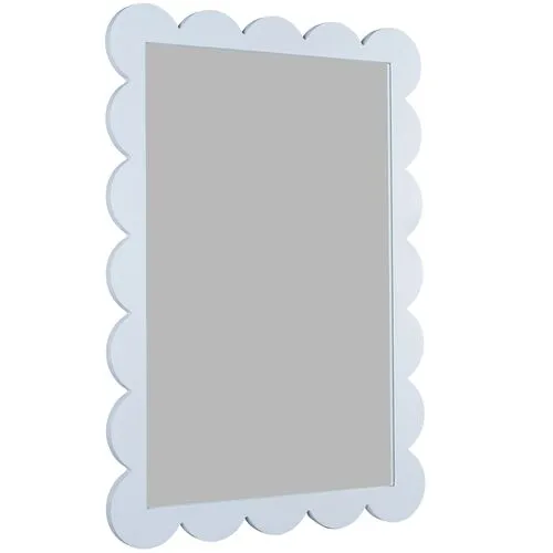 Cherie Scallop Wall Mirror - Bluebonnet - Caitlin Wilson