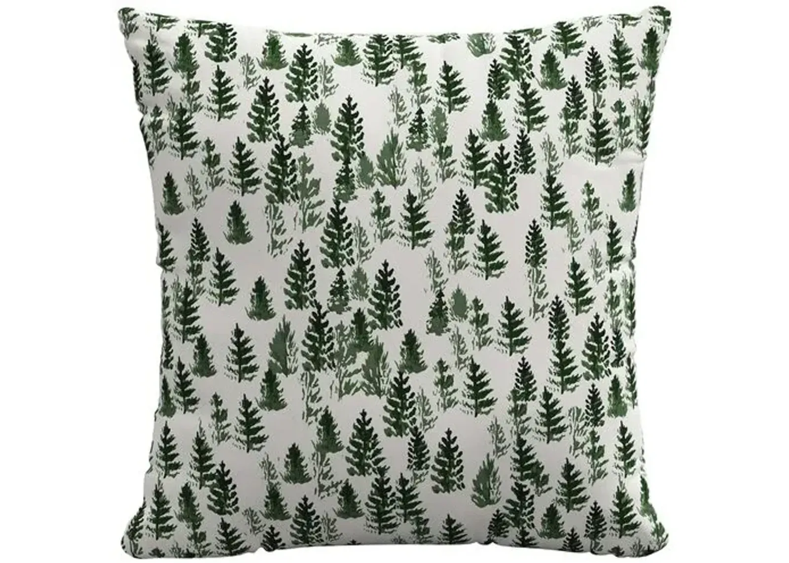 The Pine Trees Toile Pillow