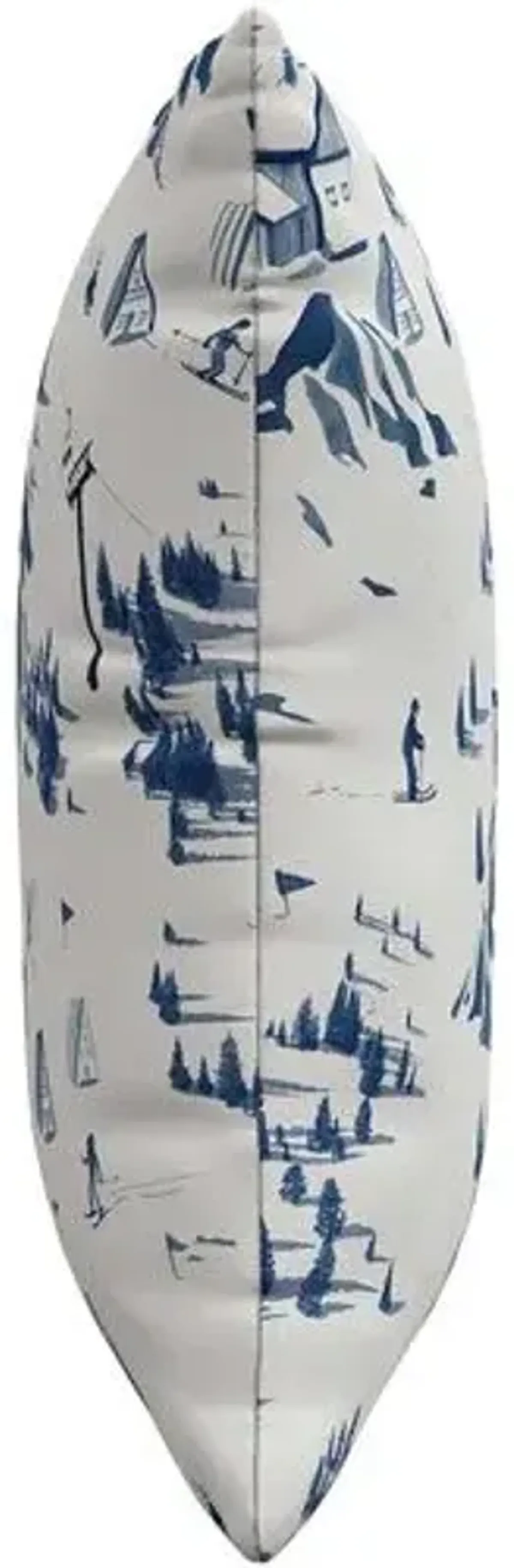 The Ski Toile Pillow