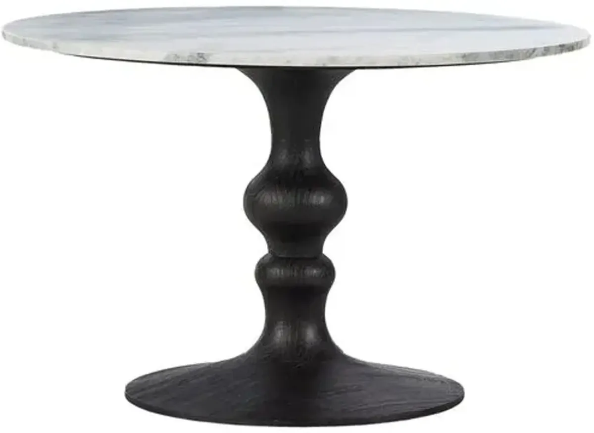 Kora 48" Round Marble Dining Table