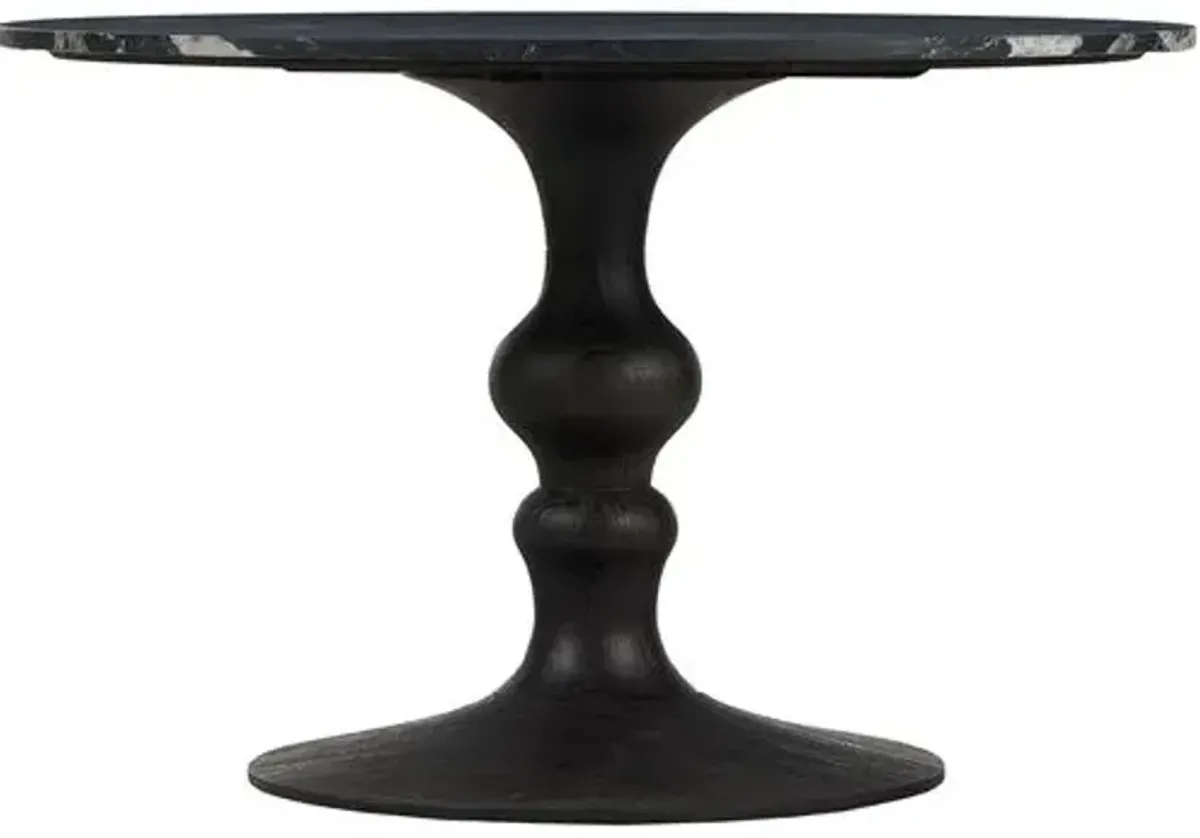 Kora 48" Round Marble Dining Table