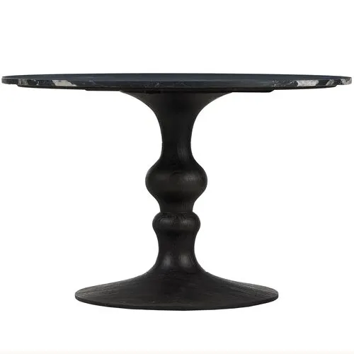 Kora 48" Round Marble Dining Table