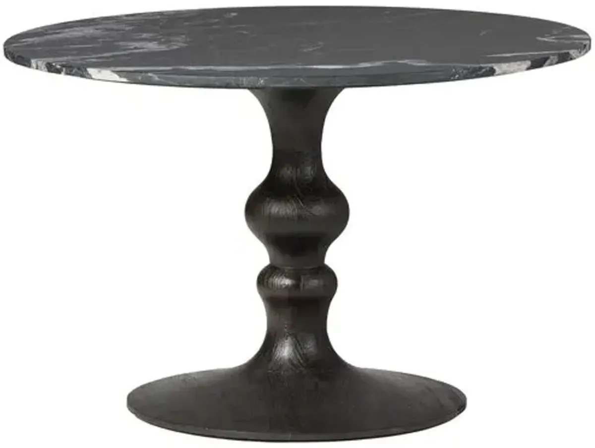 Kora 48" Round Marble Dining Table