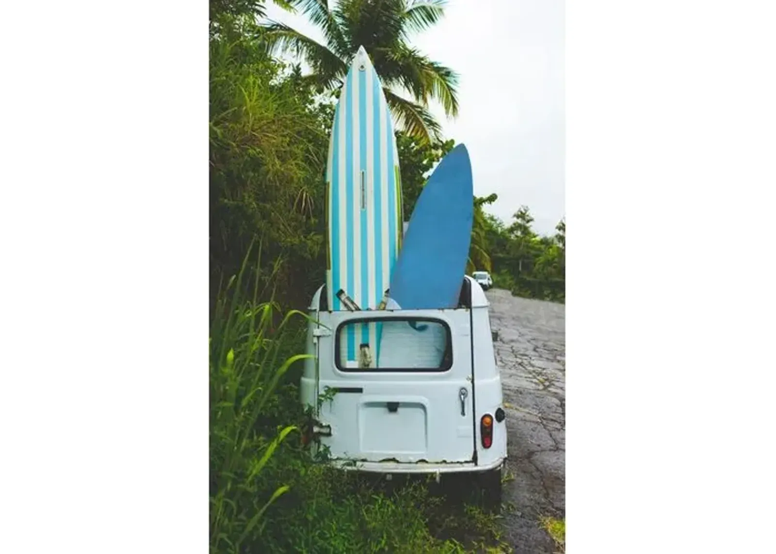 Surfboards in Tow - Blue