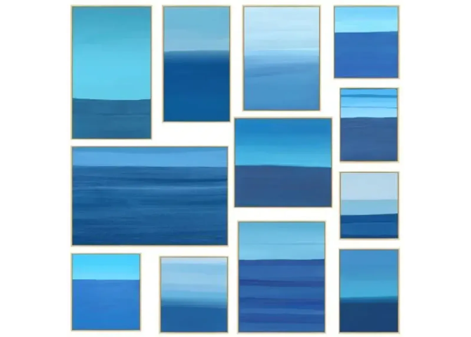 Cerulean Collection (Set of 12) - Blue