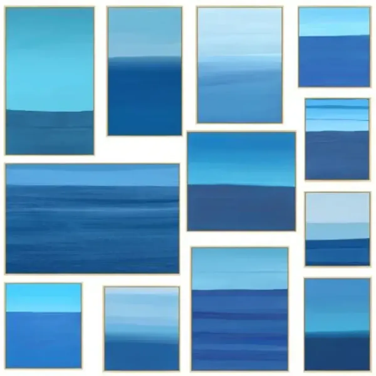 Cerulean Collection (Set of 12) - Blue