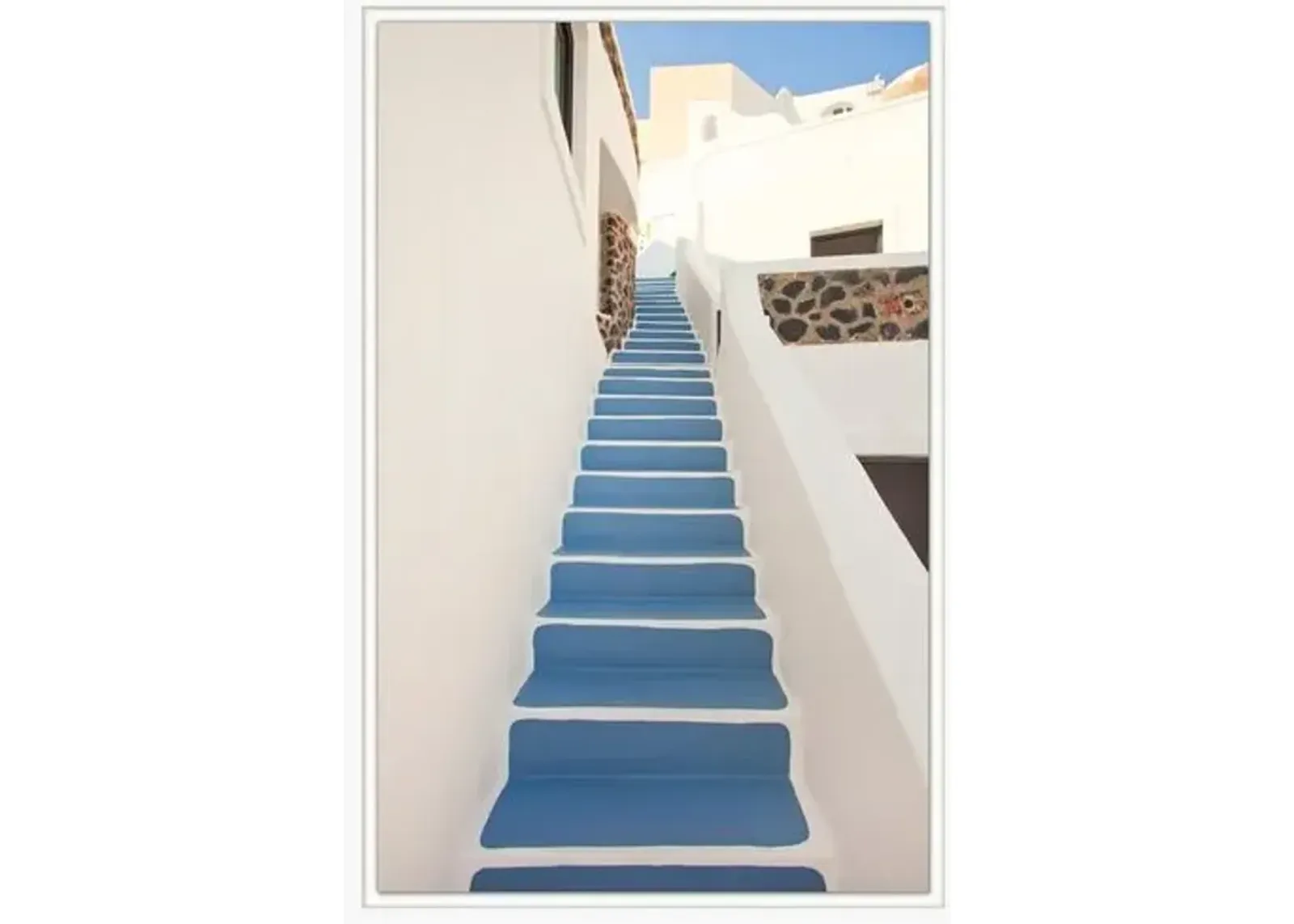 Staircase of Blue - White