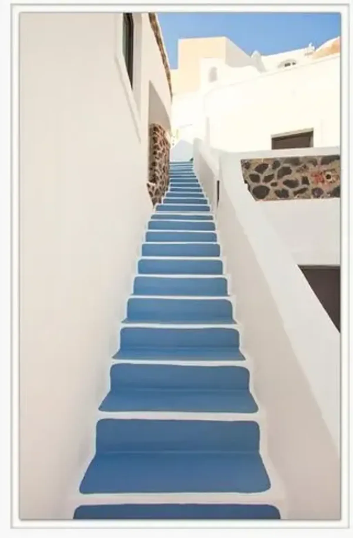 Staircase of Blue - White