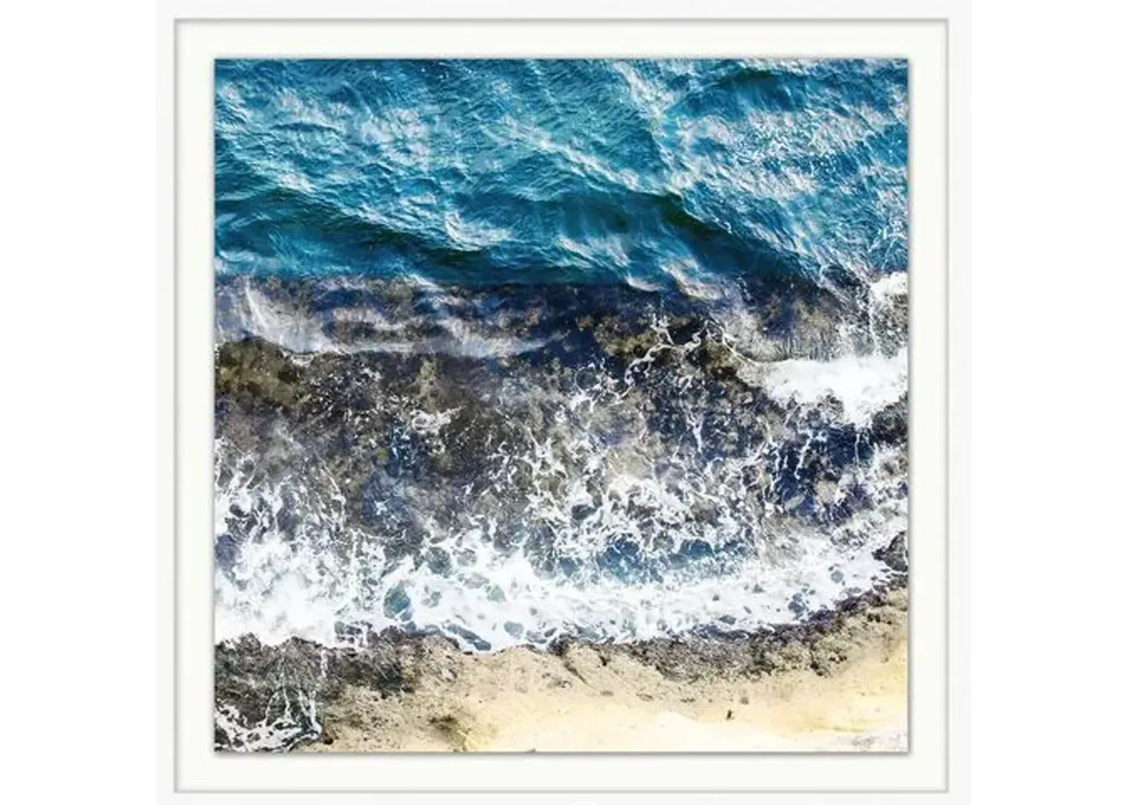 Waves in Bird's Eye View - Blue