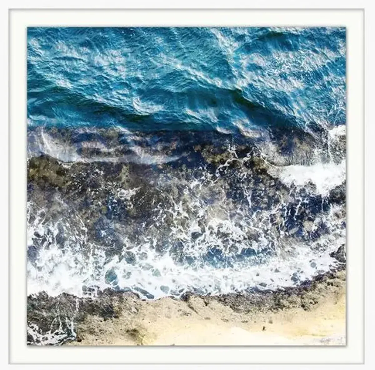 Waves in Bird's Eye View - Blue