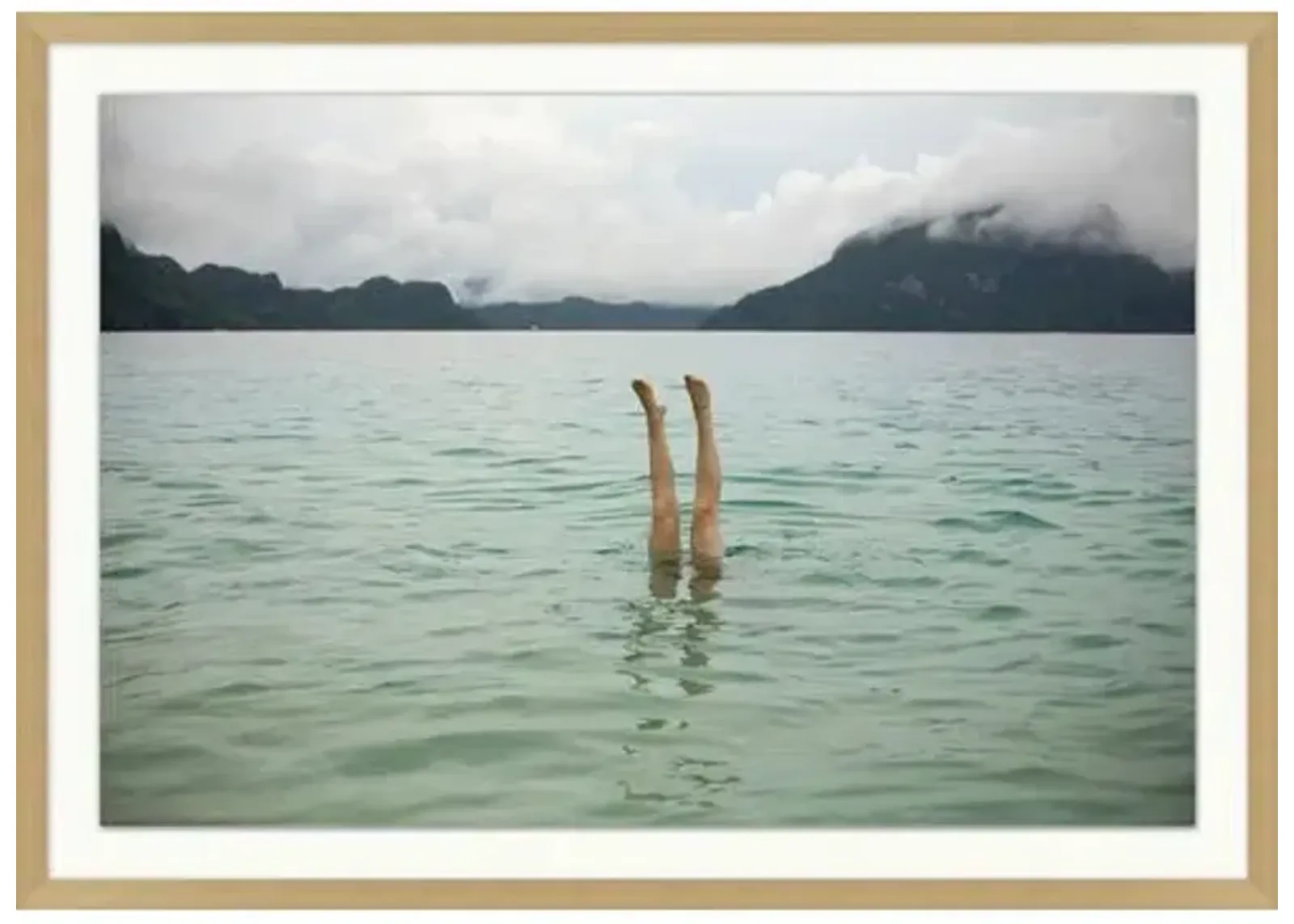 Underwater Handstand - Beige