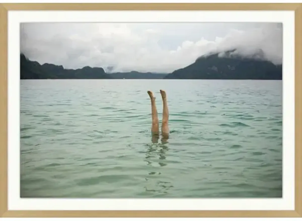 Underwater Handstand - Beige